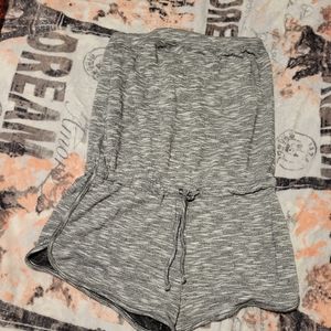 Gray tube top jumper